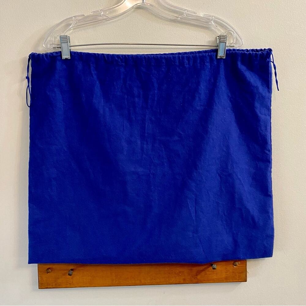 Stuart Weitzman Large Size Blue Purse Shoe Protector Dust Bag 18” x 21” Travel - Picture 3 of 8